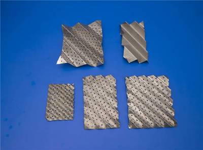 250Y型和500Y型不锈钢金属孔板波纹填料区别